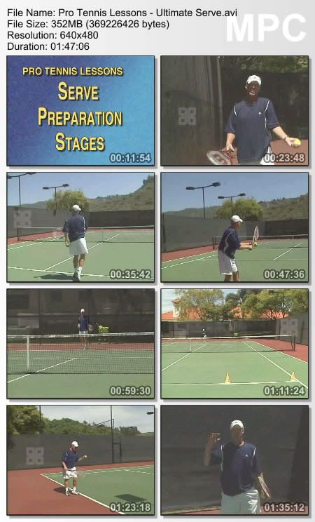 Pro Tennis Lesson by James Jensen